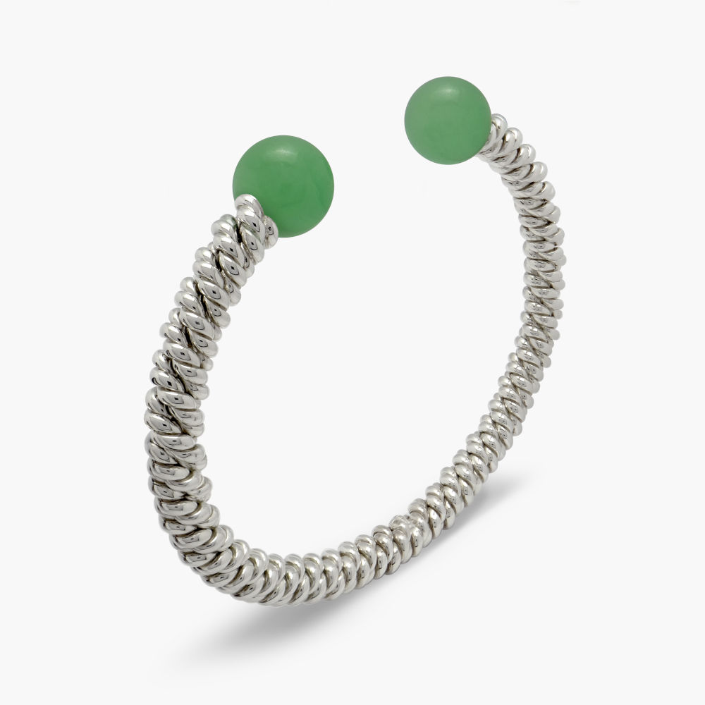 Jade Torsione Bangle David Jonns Jade Torsione Bangle