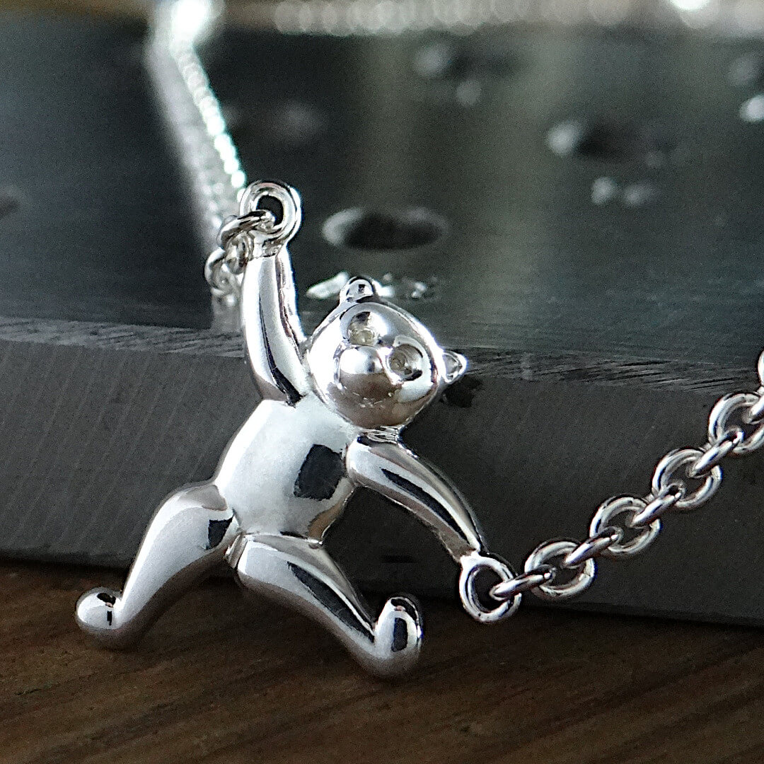 David Jonns Sterling Silver Teddy Necklace On Instagram
