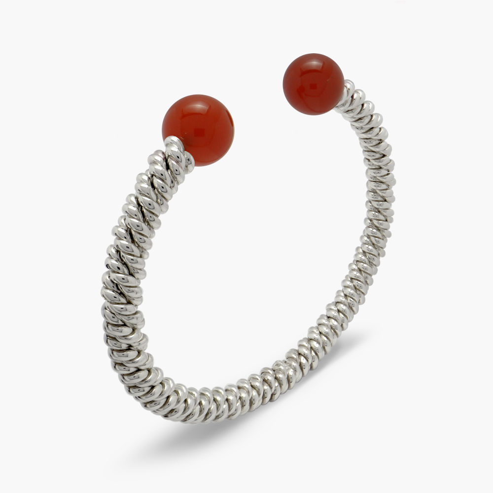 Carnelian Torsione Torque Bangle Carnelian Torsione Torque Bangle