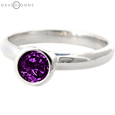 Amethyst CZ Stack Ring Amethyst CZ Stack Ring
