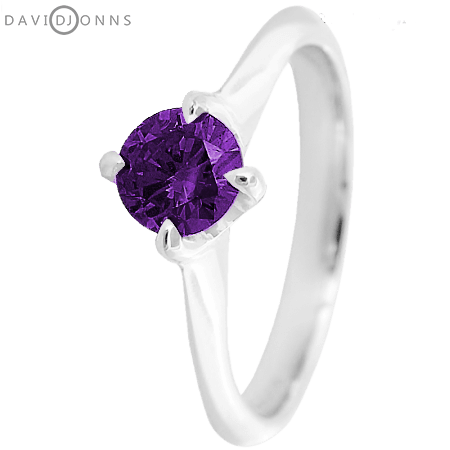 Amethyst CZ Talon Ring Amethyst CZ Talon Ring