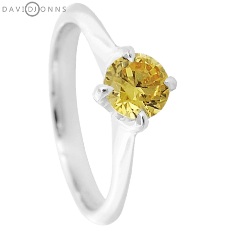 Citrine CZ Talon Ring Citrine CZ Talon Ring
