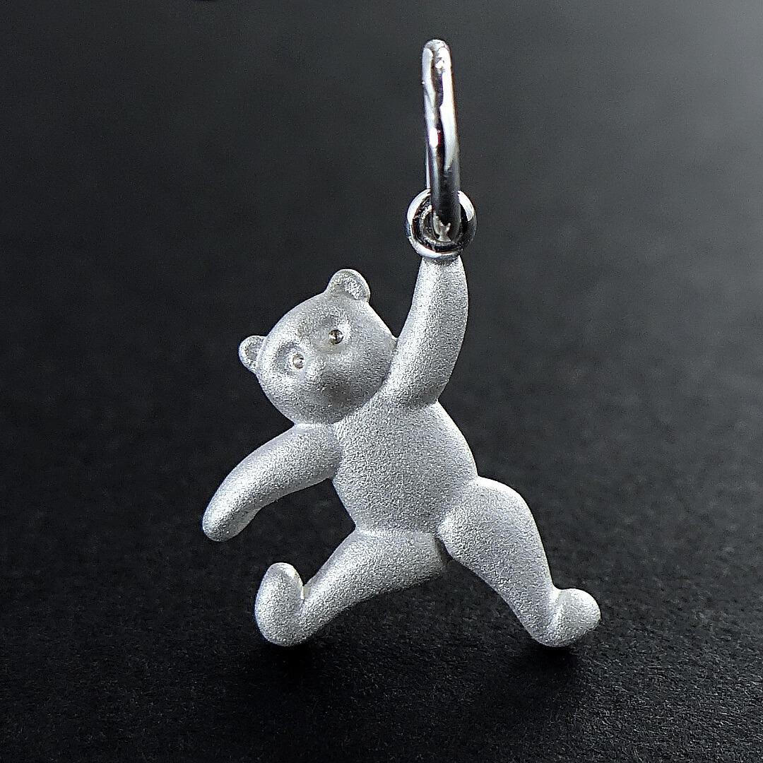 David Jonns Dancing Teddy Bear Charm Left
