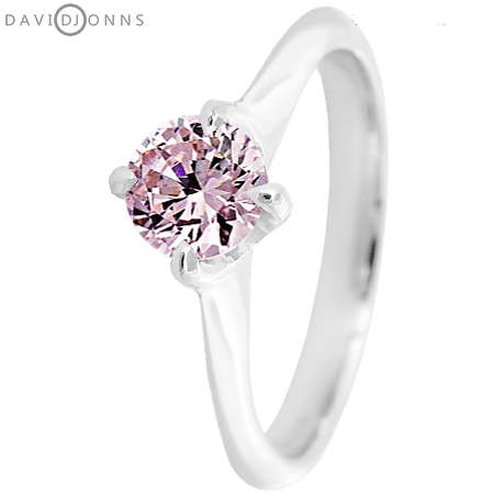 Pink Sapphire CZ Talon Ring Pink Sapphire CZ Talon Ring