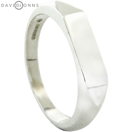 Slim Single Geo Signet Ring Slim Single Geo Signet Ring