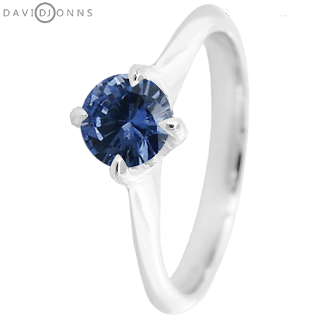 Topaz CZ Talon Ring