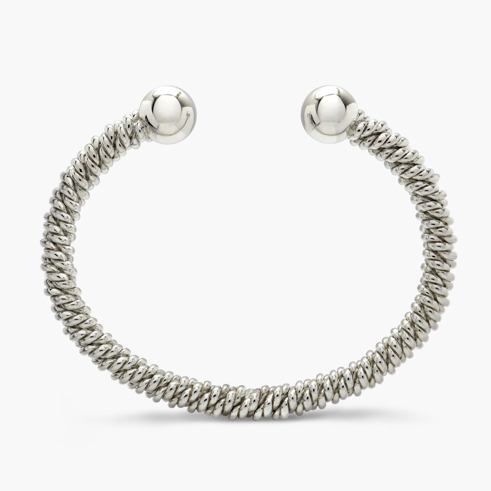Sterling Silver Torsione Torque Bangle Sterling Silver Torsione Torque Bangle