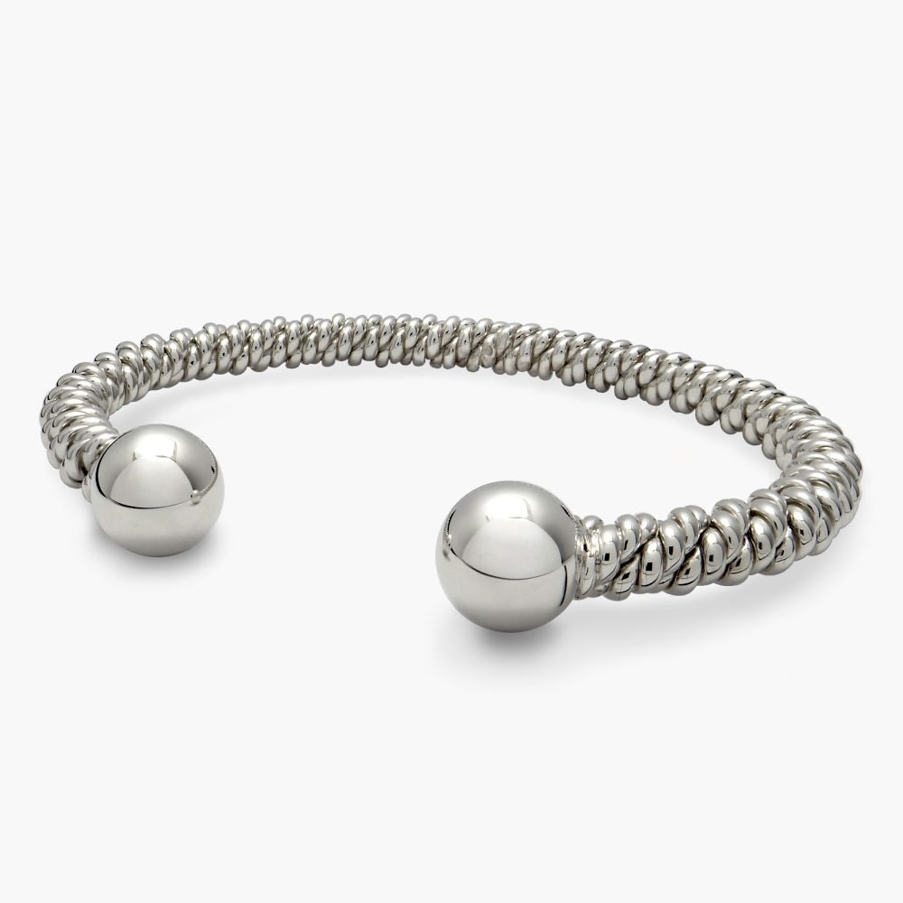 Sterling Silver Torsione Torque Bangle Sterling Silver Torsione Torque Bangle
