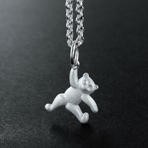 Dancing Teddy Bear Pendant