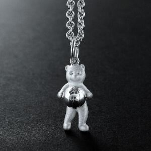 Teddy Bear & Ball Pendant